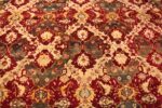 Details Of Oversized Antique Indian Agra Rug 72240 by Nazmiyal Antique Rugs