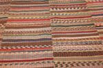 Details Of Stripped Modern Turkish Rag Rug Details Of Stripped Modern Turkish Rag Rug 72215 by Nazmiyal Antique Rugs