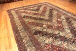 Side Of Antique Persian Garden Design Kerman Rug 72225 by Nazmiyal Antique Rugs