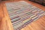 Side Of Room Size Modern Turkish Rag Rug 72208 by Nazmiyal Antique Rugs