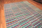 Side Of Turquoise Blue Tones Modern Turkish Rag Rug 72217 by Nazmiyal Antique Rugs