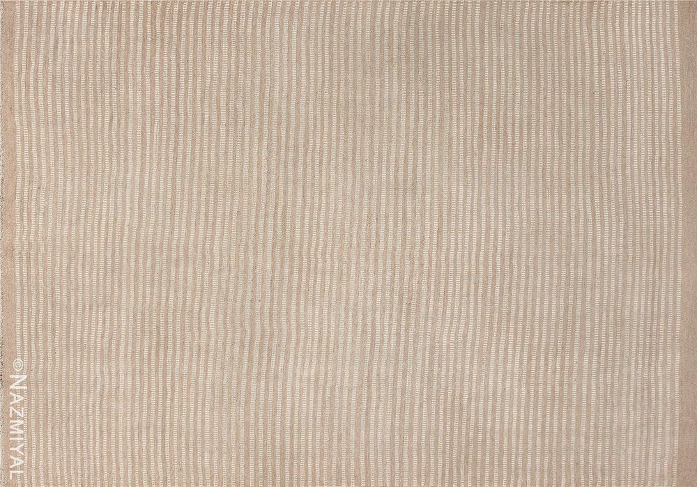 Vintage Neutral Swedish Kilim Rug #47941 by Nazmiyal Antique Rugs