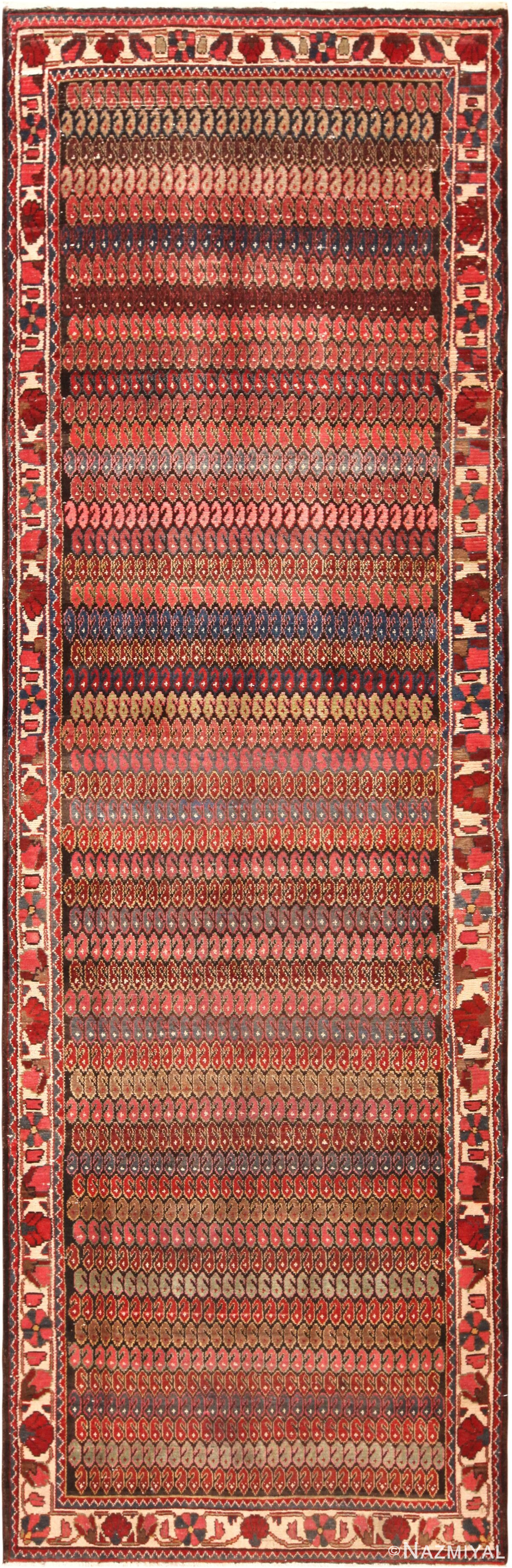 Antique Persian Bakhtiari Runner Rug 72021 by Nazmiyal Antique Rugs