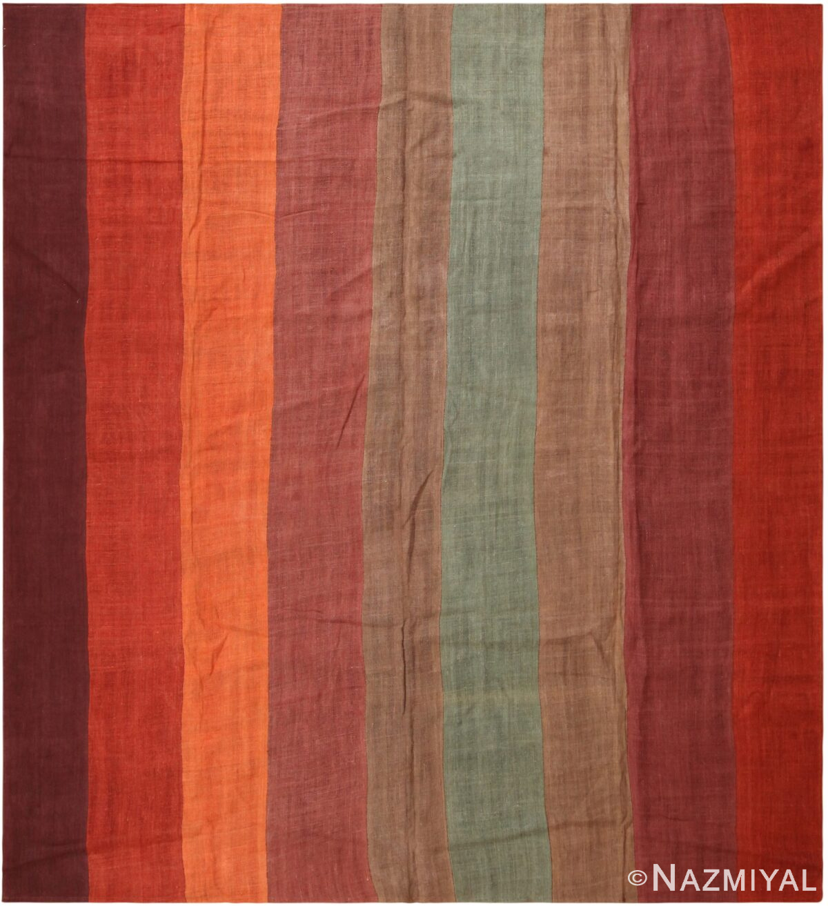 Square Modern Turkish Kilim 72221 by Nazmiyal Antique Rugs