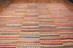Whole View Of Stripped Modern Turkish Rag Rug Whole View Of Stripped Modern Turkish Rag Rug 72215 by Nazmiyal Antique Rugs