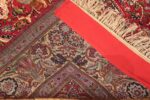 Back Of Cypress Tree Design Antique Silk Persian Kashan Rug 72244 by Nazmiyal Antique Rugs