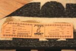 Back Of Vintage Geometric Israeli Rug by Yaacov Agam Back Of Vintage Geometric Israeli Rug by Yaacov Agam 72250 by Nazmiyal Antique Rugs