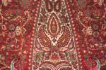 Details Of Cypress Tree Design Antique Silk Persian Kashan Rug 72244 by Nazmiyal Antique Rugs