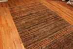Side Of Modern Transitional Wabi Sabi Rug 60975 by Nazmiyal Antique Rugs