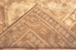 Back Of Geometric Oriental Design Vintage Turkish Kars Room Size Rug 72281 By Nazmiyal Antique Rugs