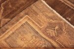Back Of Primitive Oriental Essence Vintage Turkish Kars Geometric Rug 72287 by Nazmiyal Antique Rugs