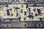Border Of Animal Design Antique Chinese Rug 72063 by Nazmiyal Antique Rugs