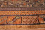 Border Of Antique Chinese Silk Rug 70313 by Nazmiyal Antique Rugs
