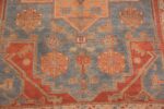 Border Of Antique Persian Kurdish Serapi Design Rug 72260 by Nazmiyal Antique Rugs