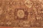 Border Of Brown Tones Primitive Oriental Vintage Kars Rug From Turkey 72283 By Nazmiyal Antique Rugs