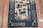 Bottom Of Animal Design Antique Chinese Rug 72063 by Nazmiyal Antique Rugs