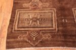 Corner Of Primitive Oriental Essence Vintage Turkish Kars Geometric Rug 72287 by Nazmiyal Antique Rugs