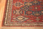 Corner Details Of Antique Caucasian Soumak Rug 72101 by Nazmiyal Antique Rugs
