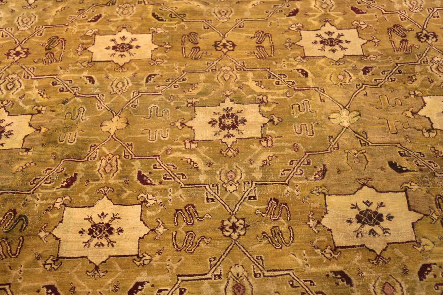 Large Antique Indian Agra Rug 72239 by Nazmiyal Antique Rugs