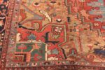 Detail Of Large Antique Persian Heriz Area Rug 71129 by Nazmiyal Antique Rugs