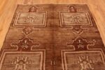 Detail Of Primitive Oriental Essence Vintage Turkish Kars Geometric Rug 72287 by Nazmiyal Antique Rugs
