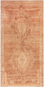 Long and Narrow Oriental Design Vintage Kars Carpet from Turkey 72289 by Nazmiyal Antique Rugs