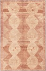 Room Size Decorative Vintage Turkish Kars Area Rug 72284 by Nazmiyal Antique Rugs