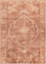 Vintage Turkish Kars Geometric Medallion Rug 72297 by Nazmiyal Antique Rugs