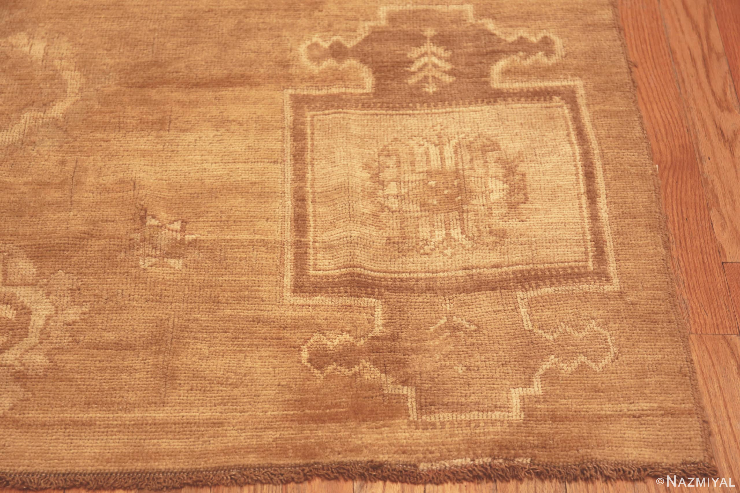 Corner Of Decorative Tribal Turkish Kars Vintage Rug 72285 by Nazmiyal Antique Rugs
