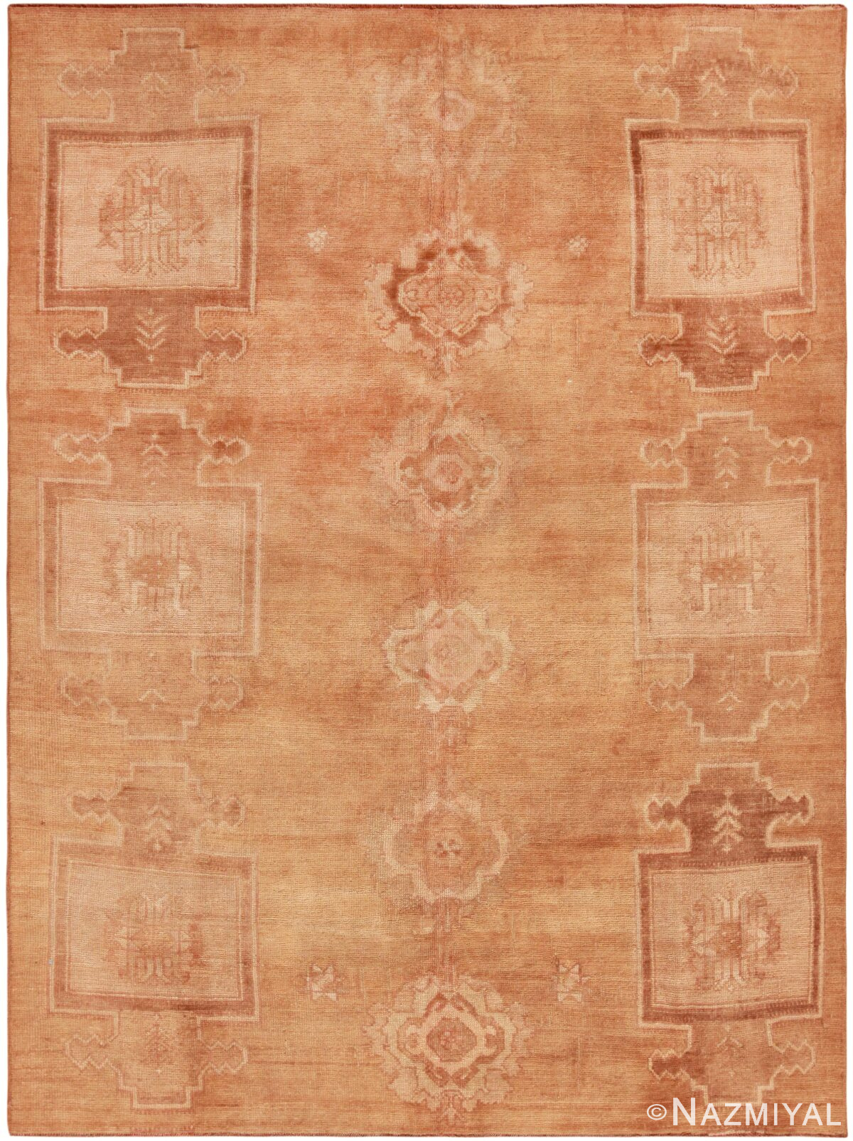 Decorative Tribal Turkish Kars Vintage Rug 72285 by Nazmiyal Antique Rugs
