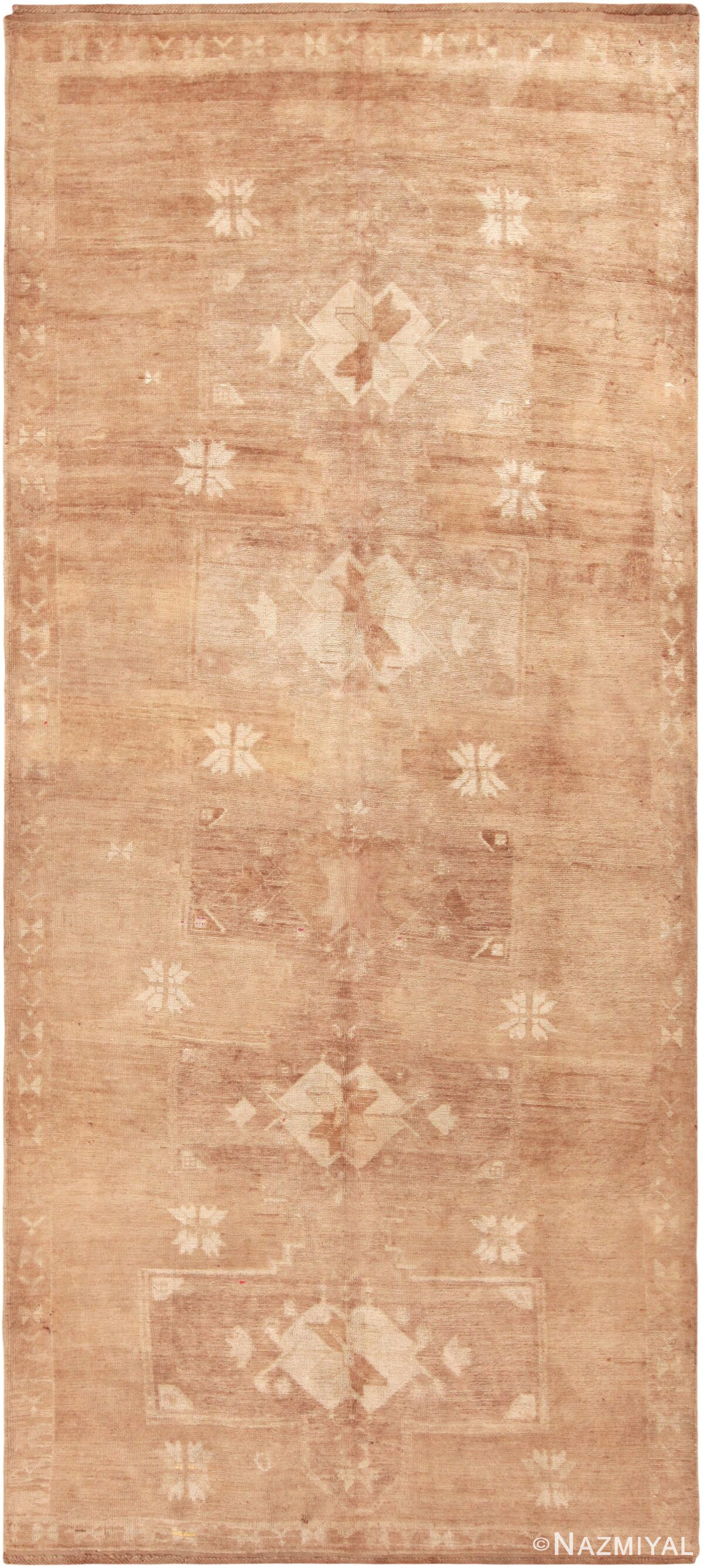 Gallery Size Vintage Turkish Kars Rug 72298 By Nazmiyal Antique Rugs
