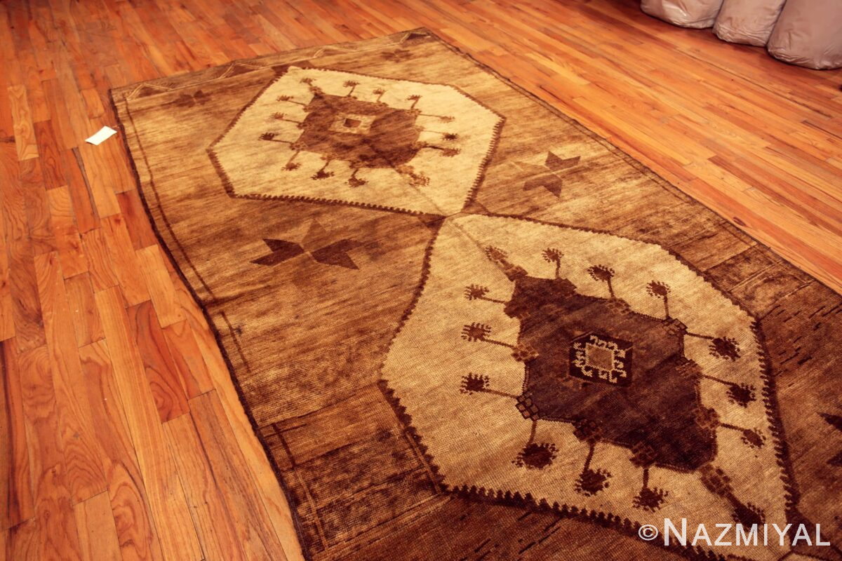 Vintage Turkish Kars Gallery Size Signed Rug 72286 by Nazmiyal