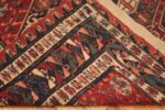 Weave Of Antique Caucasian Soumak Rug 72106 by Nazmiyal Antique Rugs