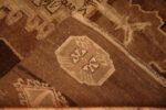 Back Of Oriental Geometric Vintage Turkish Kars Gallery Size Rug 72303 By Nazmiyal Antique Rugs