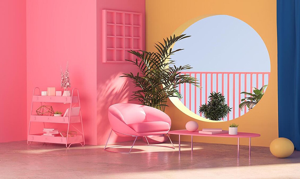 Barbiecore Inspired Interior Decor Barbiecore Inspired Interior Decor by Nazmiyal Antique Rugs