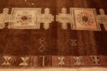 Border Of Oriental Vintage Turkish Kars Signed Rug 72288 by Nazmiyal Antique Rugs