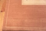 Corner Of Coral Vintage Peace And Joy Rug By Picasso 72325 by Nazmiyal Antique Rugs