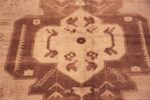 Detail Of Oriental Design Geometric Vintage Turkish Rugs 72296 by Nazmiyal Antique Rugs