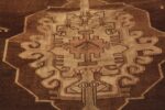 Detail Of Oriental Geometric Vintage Turkish Kars Gallery Size Rug 72303 By Nazmiyal Antique Rugs