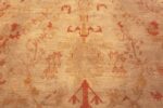 Detail Of Square Antique Turkish Oushak Rug 71698 by Nazmiyal Antique Rugs