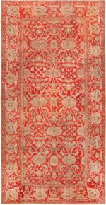Impressive Oversized Antique Persian Ziegler Sultanabad Rug 72255 by Nazmiyal Antique Rugs