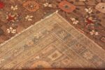 Back Of Dated Large Antique Persian Bakshaish Rug 72200 by Nazmiyal Antique Rugs