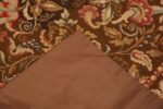 Back Of Floral Antique English Needlepoint Rug 3000 by Nazmiyal Antique Rugs