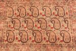 Background Of Antique Persian Paisley Kerman Rug 72410 by Nazmiyal Antique Rugs