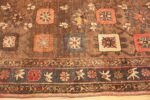 Border Of Dated Large Antique Persian Bakshaish Rug 72200 by Nazmiyal Antique Rugs