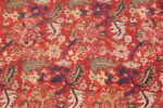 Close Up Small Scatter Size Red Antique Persian Kerman Rug 72409 by Nazmiyal Antique Rugs