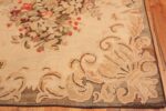 Corner Of Floral Antique American Hooked Rug 72414 by Nazmiyal Antique Rugs