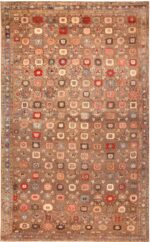 Dated Large Antique Persian Bakshaish Rug 72200 by Nazmiyal Antique Rugs