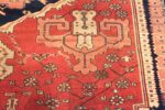 Detail Of Antique Persian Serapi Area Rug 71440 by Nazmiyal Antique Rugs