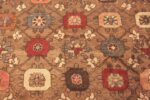 Detail Of Dated Large Antique Persian Bakshaish Rug 72200 by Nazmiyal Antique Rugs